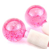 Beauty Ball Glitter Crystal Ice Hockey Ice Therapy Facial Massage Glass Beauty Ball Ice Wave Ball