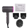 Negative Ion Hair Dryer Professional Salon Ionic Blow Dryer with Diffuser &amp; Concentrator Ceramic Powerful Fast Drying Hairdryers