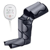 Electric Air Compression Leg Massager Pneumatic Foot and Calf Heated Air Wraps Handheld Controller Muscle Relax Pain Relief