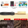 Hot Comb Straightener for Wigs Heating Comb Straightening Brush Electric Flat Iron Straightener Comb Hair Curler Styling Tools