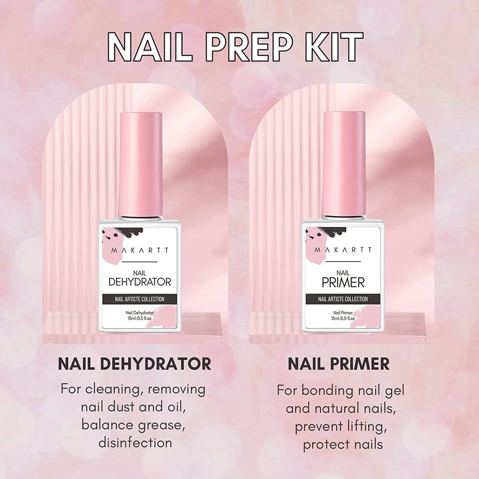 Makartt Nail Dehydrator and Nail Primer Bonder for Nail Prepping,  Superior Bonding Primer for Gel Nail Polish