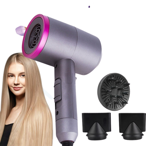 Negative Ion Hair Dryer Professional Salon Ionic Blow Dryer with Diffuser & Concentrator Ceramic Powerful Fast Drying Hairdryers